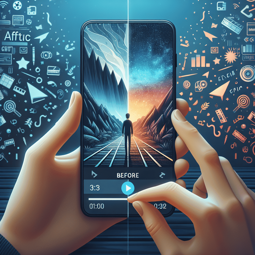 creating cinematic effects with phone editing apps