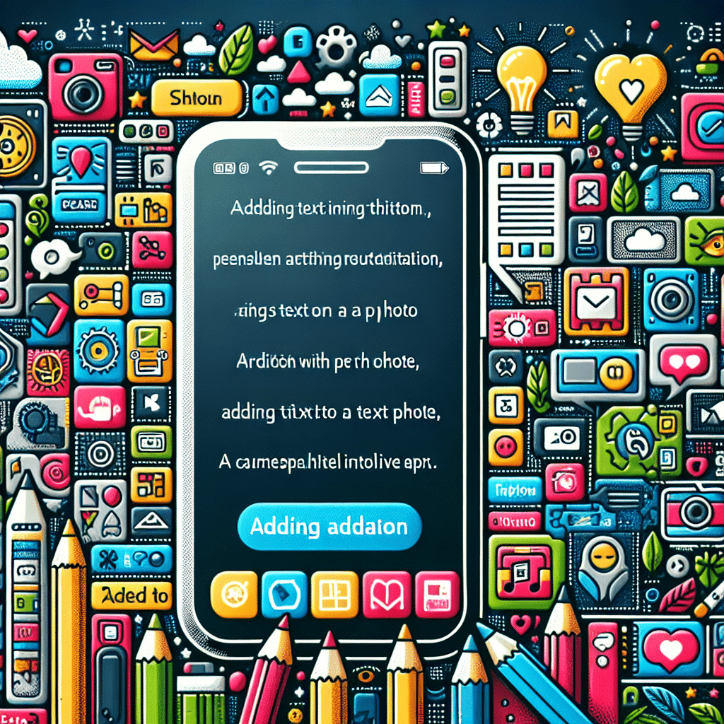 best apps for adding text to phone photos