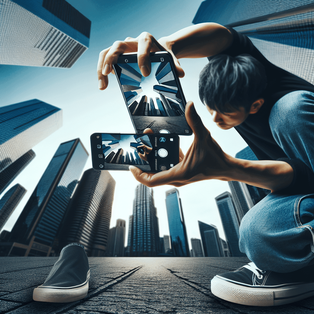 how to shoot from low angles with smartphone