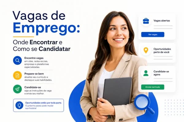 Vagas de Emprego: Onde Encontrar e Como se Candidatar
