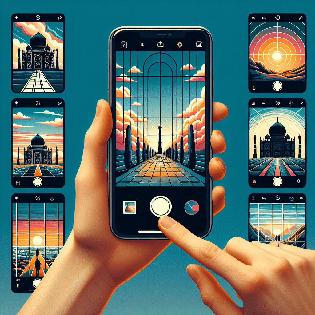 creative framing techniques for phone photos