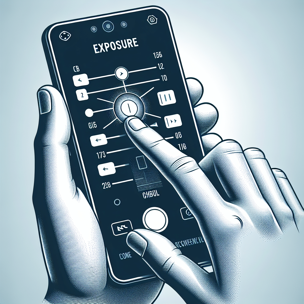 how to adjust exposure on your phone camera