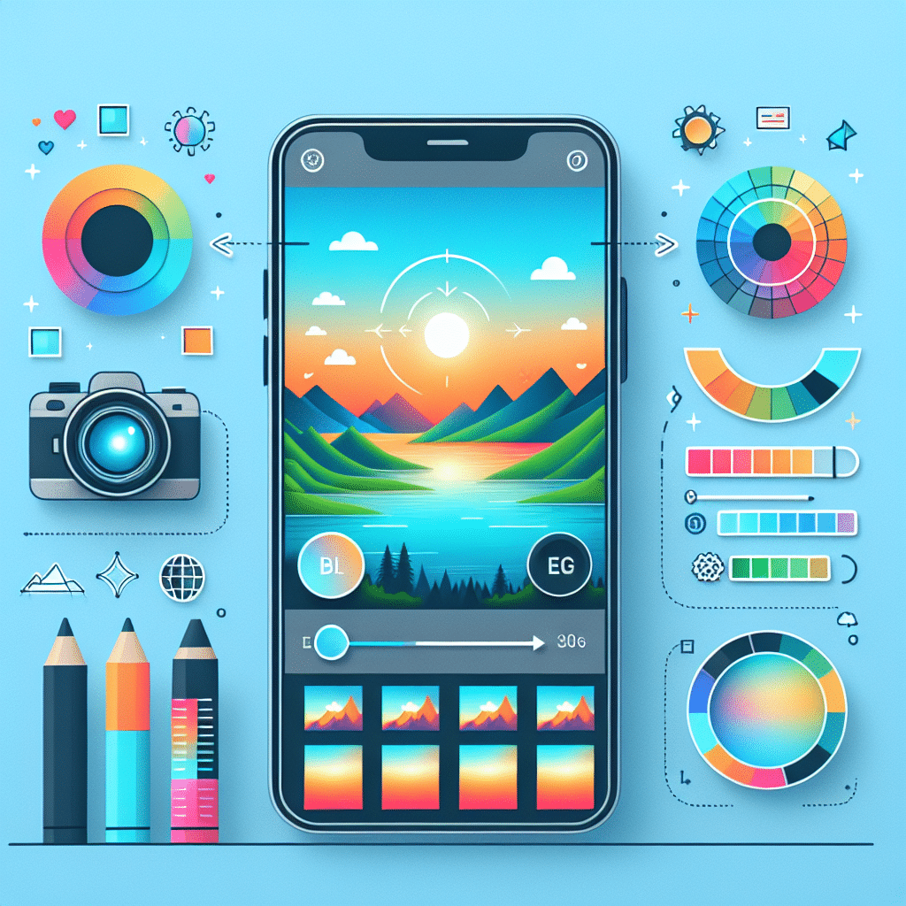 how to enhance colors in phone photos