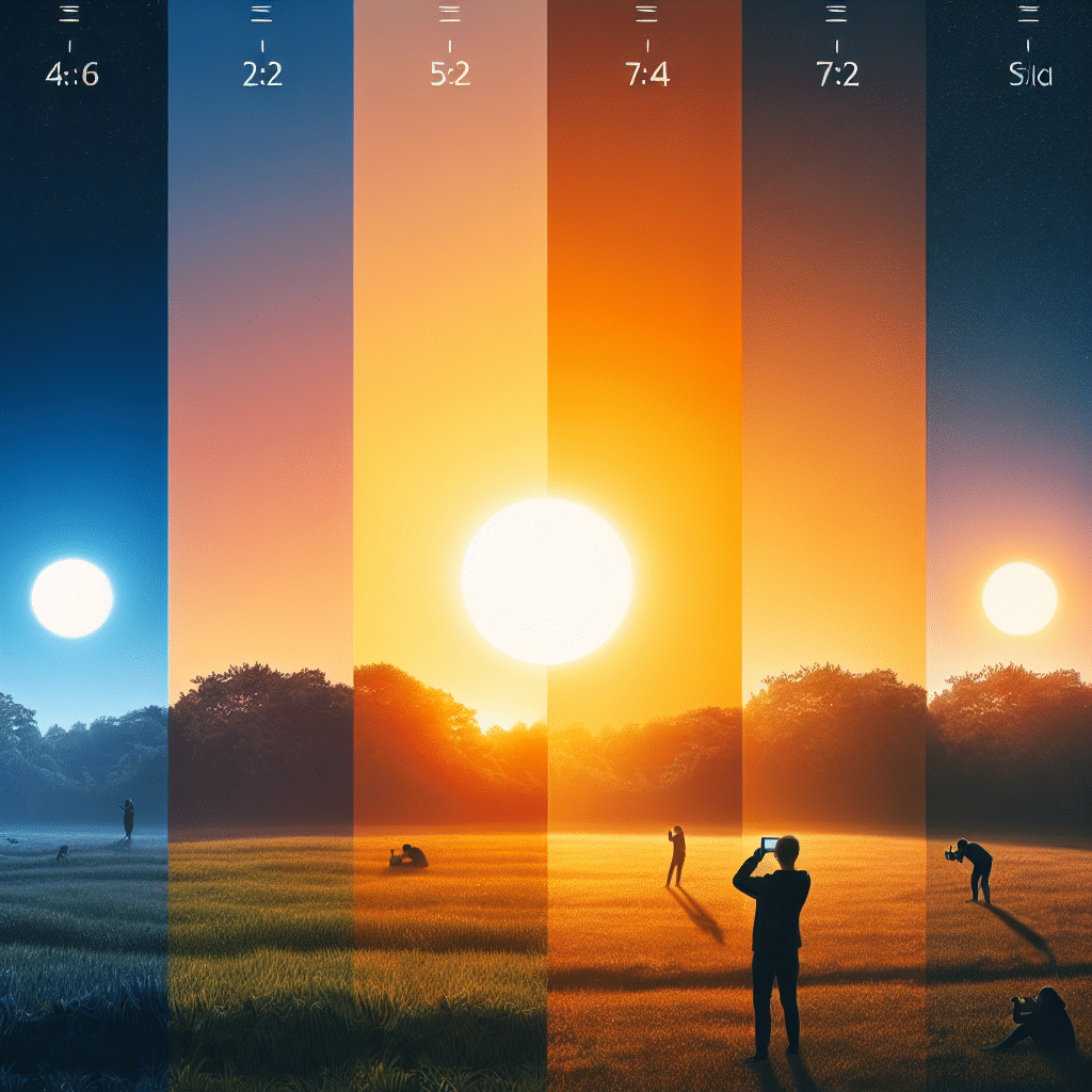 best times of day for phone photography