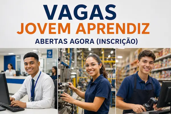 Vagas Jovem Aprendiz Abertas